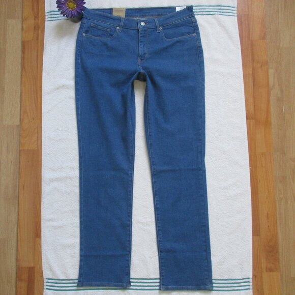 New LEVI'S Jeans Size 31 Mid Rise Classic Straight Denim - Picture 4 of 9